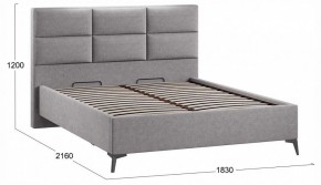 Кровать двуспальная Делана с ПМ Тип 1 в Асбесте - asbest.ok-mebel.com | фото 4