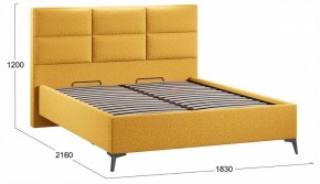 Кровать двуспальная Делана с ПМ Тип 1 в Асбесте - asbest.ok-mebel.com | фото 4