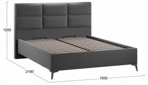 Кровать двуспальная Делана с ПМ Тип 1 в Асбесте - asbest.ok-mebel.com | фото 4