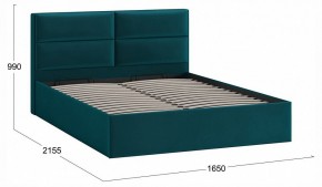 Кровать двуспальная Глосс с ПМ Тип 1 в Асбесте - asbest.ok-mebel.com | фото 4
