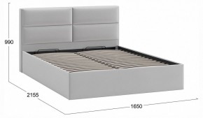 Кровать двуспальная Глосс с ПМ Тип 1 в Асбесте - asbest.ok-mebel.com | фото 4