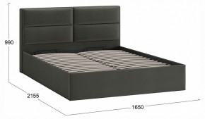 Кровать двуспальная Глосс с ПМ Тип 1 в Асбесте - asbest.ok-mebel.com | фото 4
