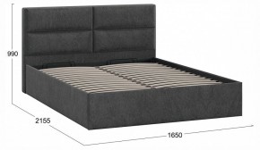 Кровать двуспальная Глосс с ПМ Тип 1 в Асбесте - asbest.ok-mebel.com | фото 4