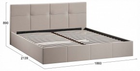 Кровать двуспальная Лора с ПМ в Асбесте - asbest.ok-mebel.com | фото 4