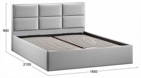 Кровать двуспальная Стелла с ПМ Тип 1 в Асбесте - asbest.ok-mebel.com | фото 3