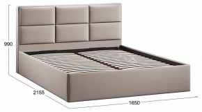Кровать двуспальная Стелла с ПМ Тип 1 в Асбесте - asbest.ok-mebel.com | фото 3