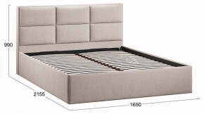Кровать двуспальная Стелла с ПМ Тип 1 в Асбесте - asbest.ok-mebel.com | фото 4