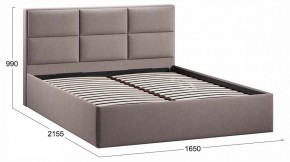 Кровать двуспальная Стелла с ПМ Тип 1 в Асбесте - asbest.ok-mebel.com | фото 4