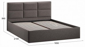 Кровать двуспальная Стелла с ПМ Тип 1 в Асбесте - asbest.ok-mebel.com | фото 4