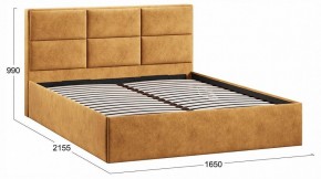 Кровать двуспальная Стелла с ПМ Тип 1 в Асбесте - asbest.ok-mebel.com | фото 3
