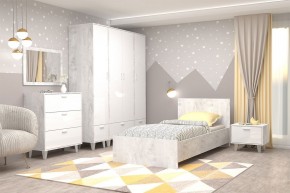 Кровать Эго арт. 032 (900*2000) Бетон светлый в Асбесте - asbest.ok-mebel.com | фото 2