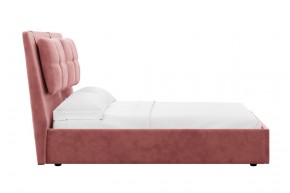 Кровать Ester 1400 с основанием и ПМ (Ультра коралл) Модель 311 в Асбесте - asbest.ok-mebel.com | фото 3