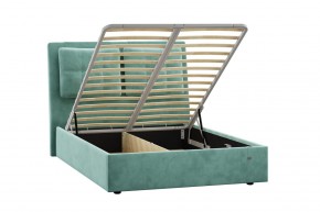 Кровать Ester 1400 с основанием и ПМ (Ультра Минт) в Асбесте - asbest.ok-mebel.com | фото 2