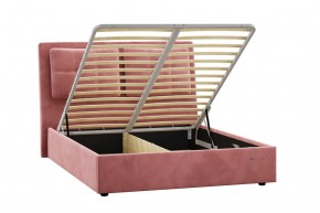 Кровать Ester 1600 с основанием и ПМ (Ультра коралл) Модель 311 в Асбесте - asbest.ok-mebel.com | фото 2