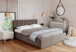 Кровать Изабелла с латами Newtone cacao 1600x2000 в Асбесте - asbest.ok-mebel.com | фото 2