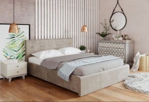 Кровать Изабелла с латами Newtone light beige 1400x2000 в Асбесте - asbest.ok-mebel.com | фото 2