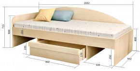 Кровать Изгиб в Асбесте - asbest.ok-mebel.com | фото 2