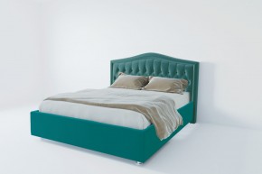 Кровать Калининград с ПМ 800 (велюр бирюзовый) в Асбесте - asbest.ok-mebel.com | фото 2