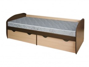 Кровать КД-1.8 с ящиком (Венге/Дуб молочный) в Асбесте - asbest.ok-mebel.com | фото