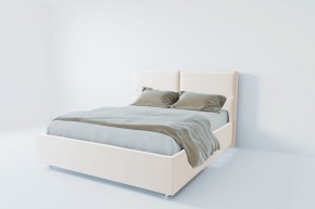 Кровать Корсика с ПМ 800 (экокожа белая) в Асбесте - asbest.ok-mebel.com | фото 2