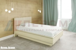 Кровать КР-1011 с мягким изголовьем в Асбесте - asbest.ok-mebel.com | фото