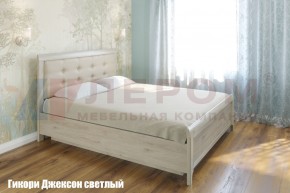 Кровать КР-1033 с мягким изголовьем в Асбесте - asbest.ok-mebel.com | фото