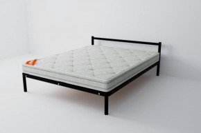 Кровать Мета с матрасом 800 (черный) в Асбесте - asbest.ok-mebel.com | фото 1