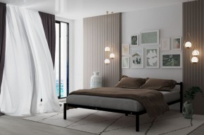 Кровать Мета с матрасом 1600 (черный) в Асбесте - asbest.ok-mebel.com | фото 2