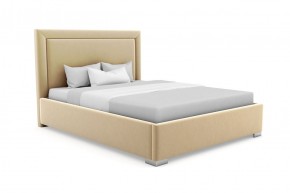 Кровать Морена интерьерная +основание (160х200) 1 кат. ткани в Асбесте - asbest.ok-mebel.com | фото