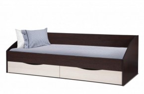 Кровать одинарная "Фея - 3" симметричная New (2000Х900) венге/вудлайн кремовый в Асбесте - asbest.ok-mebel.com | фото
