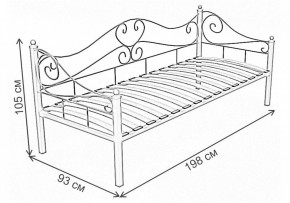 Кровать односпальная Венеция в Асбесте - asbest.ok-mebel.com | фото 3