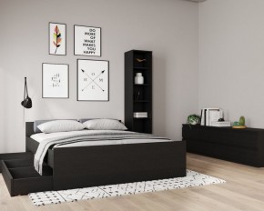 Кровать ОРИОН двухспальная с ортопедическим основанием 160х200, цвет Дуб Венге в Асбесте - asbest.ok-mebel.com | фото 3