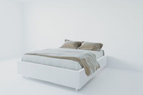 Кровать Подиум с ортопедическим основанием 900 (экокожа белая) в Асбесте - asbest.ok-mebel.com | фото