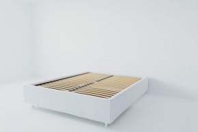 Кровать Подиум с ортопедическим основанием 900 (экокожа белая) в Асбесте - asbest.ok-mebel.com | фото 2