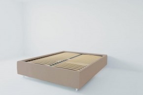 Кровать Подиум с ортопедическим основанием 900 (велюр серый) в Асбесте - asbest.ok-mebel.com | фото 2