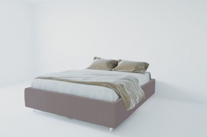 Кровать Подиум с ортопедическим основанием 900 (велюр темно-серый) в Асбесте - asbest.ok-mebel.com | фото 1