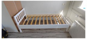 Кровать полутораспальная Белая эмаль в Асбесте - asbest.ok-mebel.com | фото 2