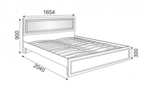 Кровать 1.6 Беатрис М10 с мягкой спинкой и ортопедическим основанием (дуб млечный) в Асбесте - asbest.ok-mebel.com | фото 3
