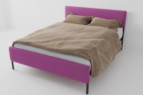 Кровать Стандарт Мини с ортопедическим основанием 1200 (велюр розовый) в Асбесте - asbest.ok-mebel.com | фото