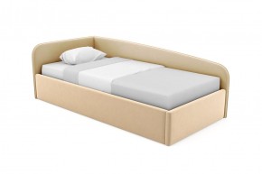 Кровать угловая Лэсли интерьерная +настил ДСП (90х200) 1 кат. ткани в Асбесте - asbest.ok-mebel.com | фото