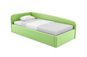 Кровать угловая Лэсли интерьерная +основание (80х200) 1 кат. ткани в Асбесте - asbest.ok-mebel.com | фото