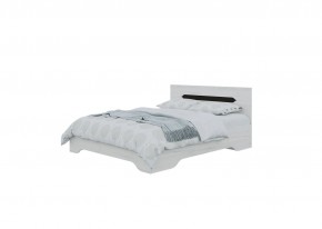 Кровать Вега 1,4 + основание (Крафт белый - Венге) в Асбесте - asbest.ok-mebel.com | фото 2