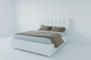 Кровать Венеция без основания 800 (экокожа белая) в Асбесте - asbest.ok-mebel.com | фото 1