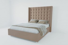 Кровать Венеция ЛЮКС без основания 800 (велюр серый) в Асбесте - asbest.ok-mebel.com | фото
