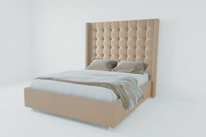 Кровать Венеция ЛЮКС без основания 900 (велюр светло-серый) в Асбесте - asbest.ok-mebel.com | фото