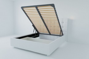 Кровать Венеция с ПМ 1800 (экокожа белая) в Асбесте - asbest.ok-mebel.com | фото