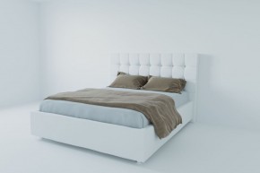 Кровать Венеция с ПМ 800 (экокожа белая) в Асбесте - asbest.ok-mebel.com | фото 2