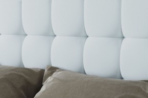 Кровать Венеция с ПМ 800 (экокожа белая) в Асбесте - asbest.ok-mebel.com | фото 3