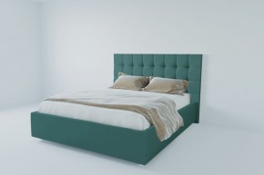 Кровать Венеция с ПМ 900 (велюр бирюзовый) в Асбесте - asbest.ok-mebel.com | фото 2