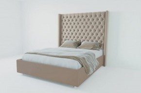 Кровать Версаль ЛЮКС без основания 800 (велюр серый) в Асбесте - asbest.ok-mebel.com | фото 1